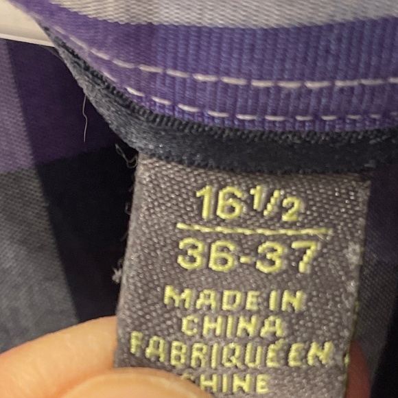 EUC Calibrate checked button down - 16.5 x 36/37 - Picture 9 of 10